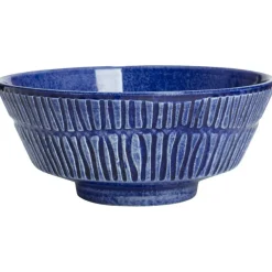 Stripes Bowl 50 cl, Blue