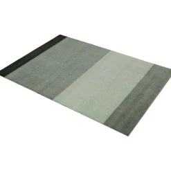 Stripes Rug Light Green / Dark Green, 90x130 cm