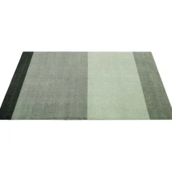 Stripes Rug Light Green / Dark Green, 90x130 cm