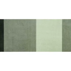 Stripes Rug Light Green / Dark Green, 90x130 cm