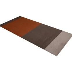 Stripes Rug Sand/Terracotta, 90x200 cm