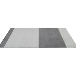 Stripes Rug Steel Grey / Light Grey, 90x200 cm