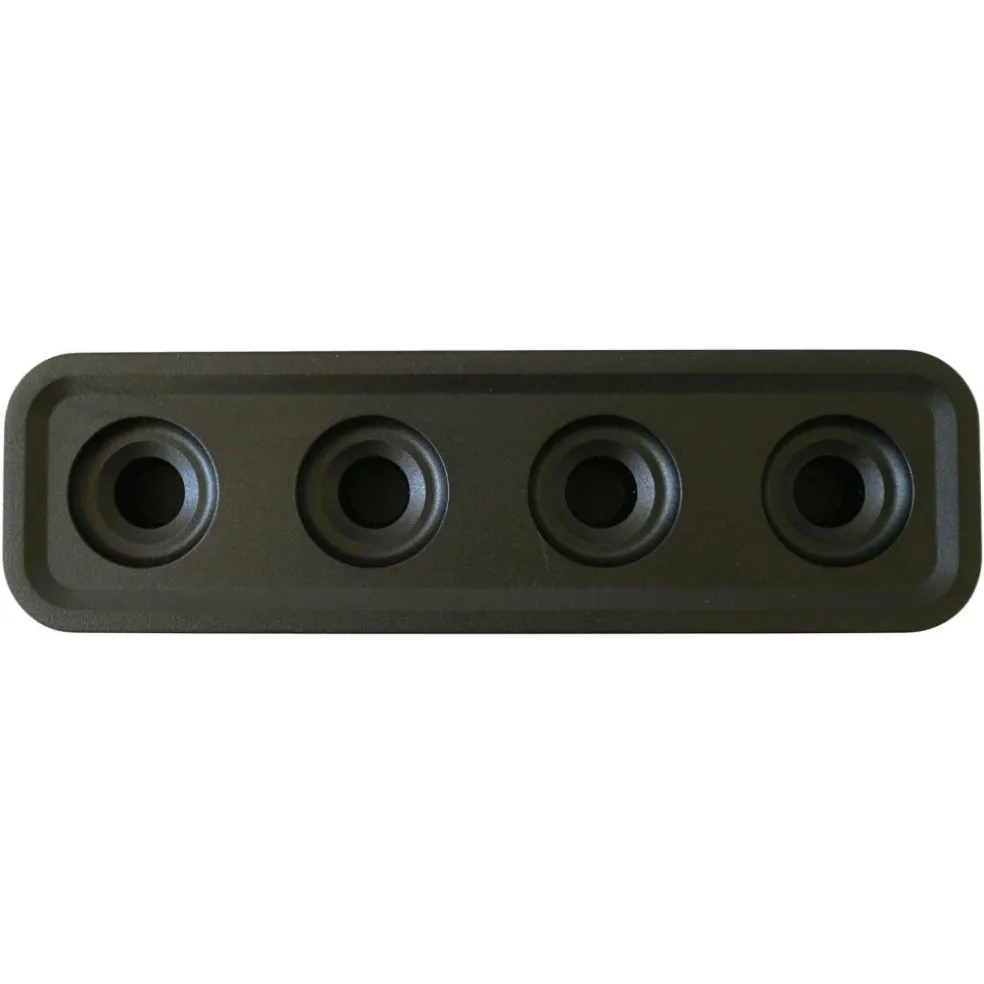 Stumpastaken Tea Light Holder Long, Black