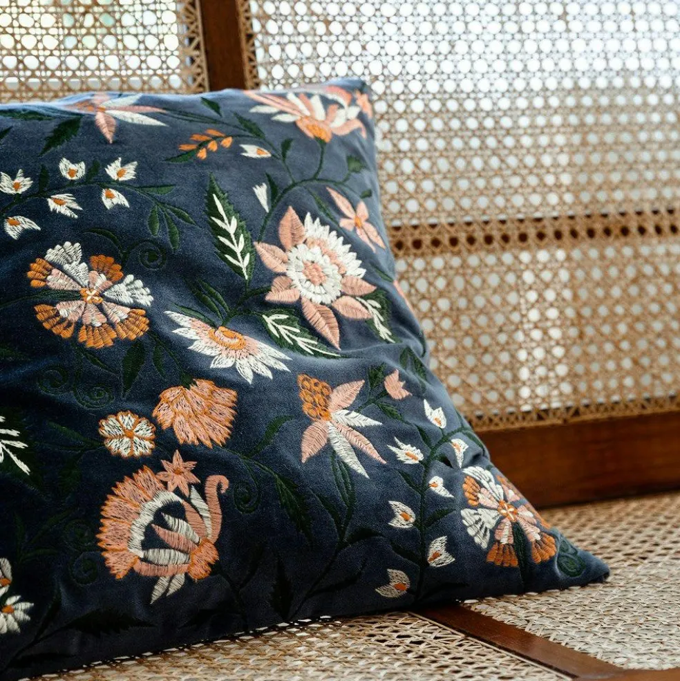 Suri Cushion Cover 50x50cm, Sea Blue Multi