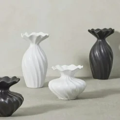 Susille Vase 25 cm, White