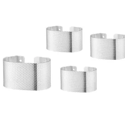 Svea Napkin Rings 6 Pcs, Silver Plated