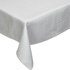 Swedish Grace Tablecloth 145x270 cm, Fog (Light Grey)