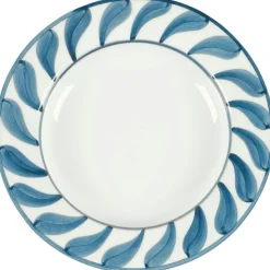 Swirl Deep Plate 22 cm, Blue