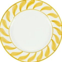 Swirl Plate 28 cm, Blue