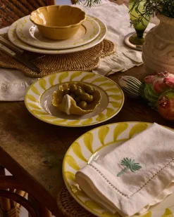 Swirl Plate 28 cm, Blue