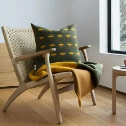 Syndin Wool Plaid 200x135 cm, Grey Melange