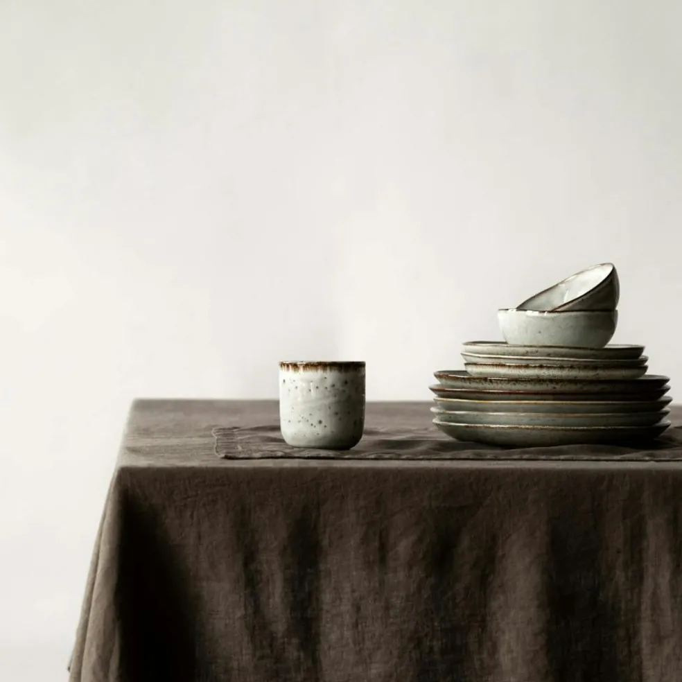 Tablecloth Linen 175x175 cm, Taupe
