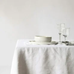 Tablecloth Linen 175x175 cm, Taupe