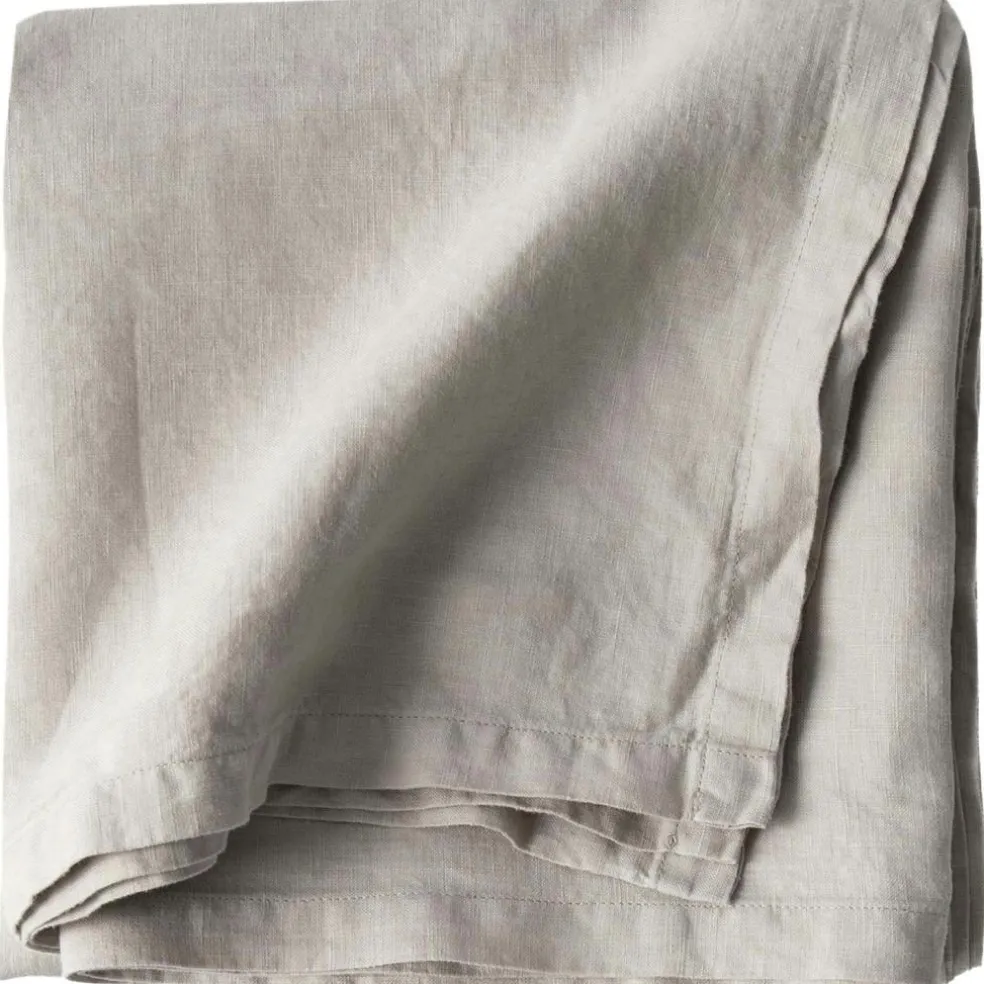 Tablecloth Linen 175x175 cm, Taupe