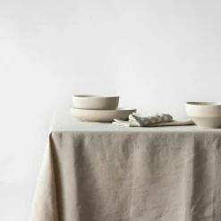 Tablecloth Linen 175x175 cm, Taupe