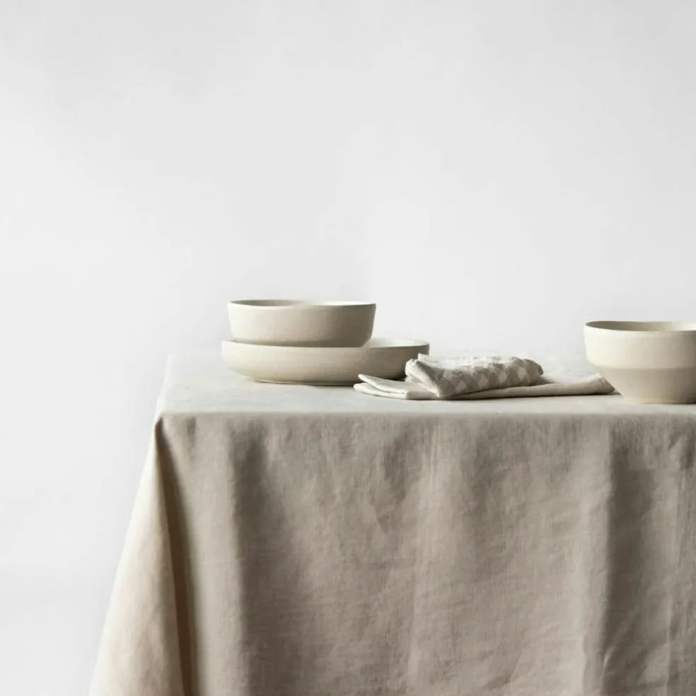 Tablecloth Linen 175x175 cm, Taupe