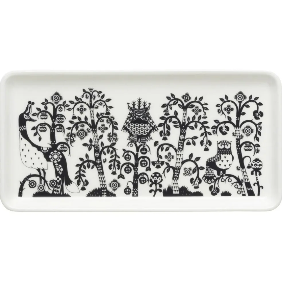 Taika Plate 12x24 cm, Black