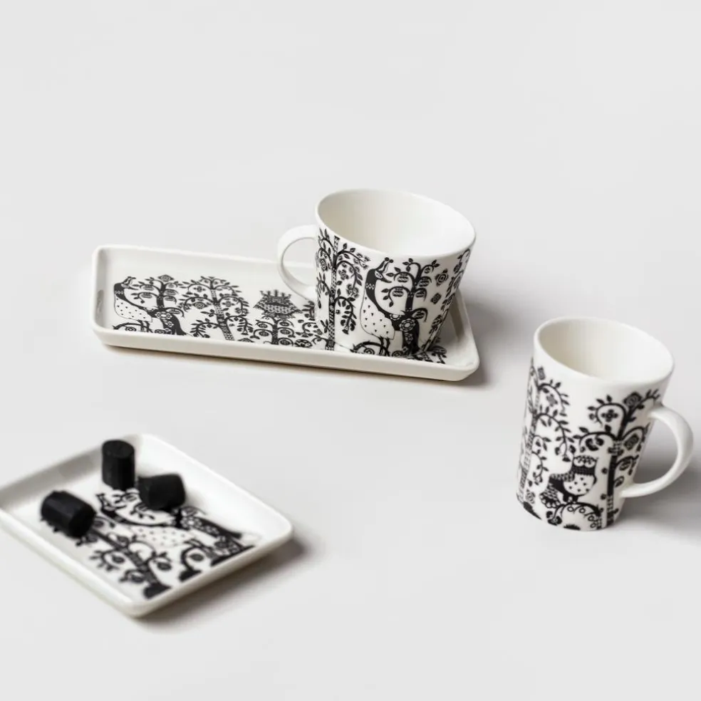 Taika Plate 12x24 cm, Black