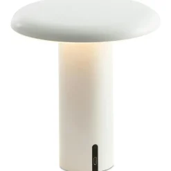 Takku Table Lamp Portable, Varnished White