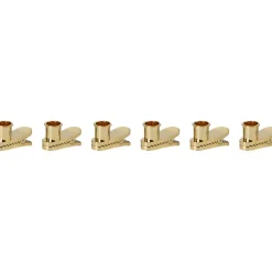 Taper Clips For Mini Taper Candle 6-pack, Gold