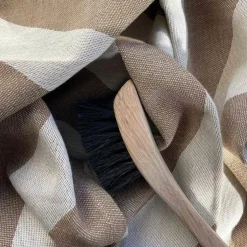 Tea Towel 2-pack, Brown Plaid