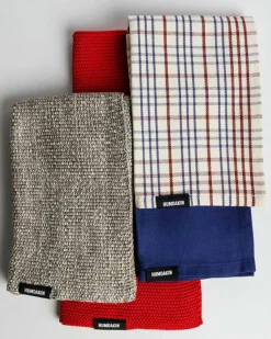 Tea Towel 2-pack, Red Grape