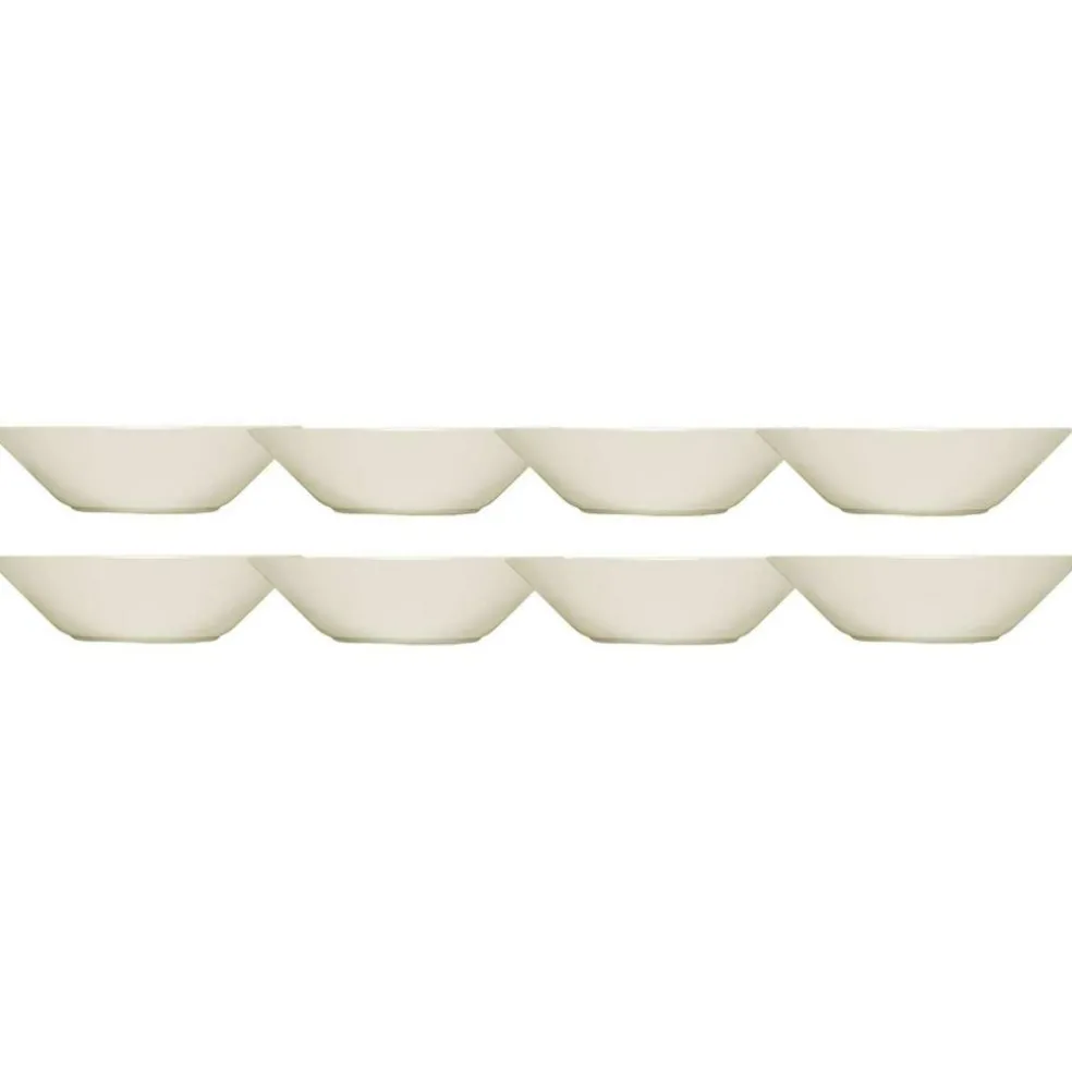 Teema Bowl 21 cm White, 8 Pcs
