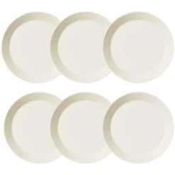 Teema Plate 26 cm White, 6 Pcs