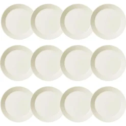 Teema Plate 21 cm White, 12 Pcs