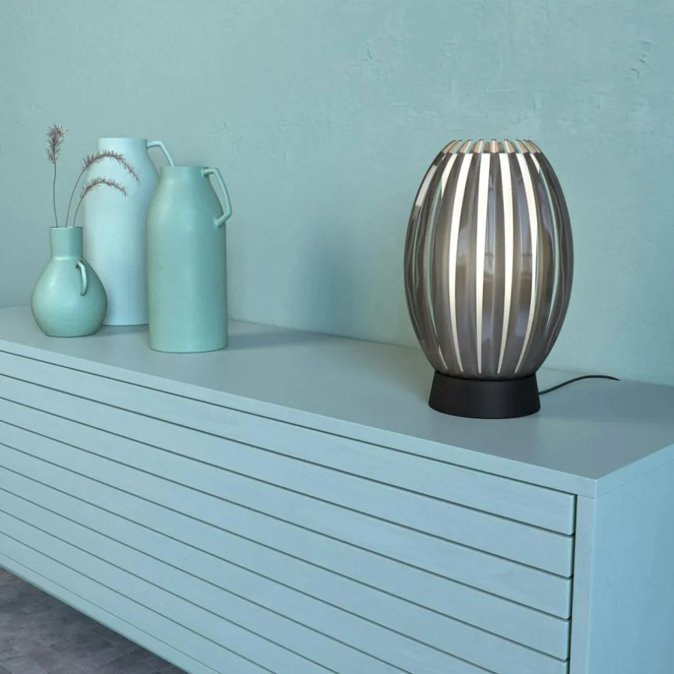 Tentacle Table Lamp 340 mm, Black / Smoke