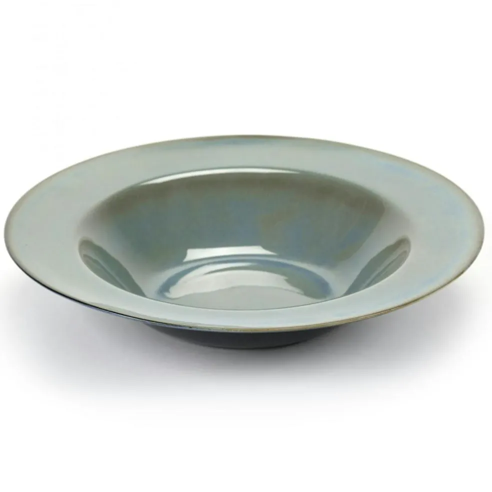 Terres De Rêves Deep Plate, Blue grey
