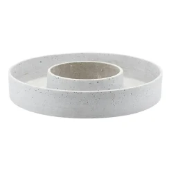 The Ring Candle Holder 35cm, White