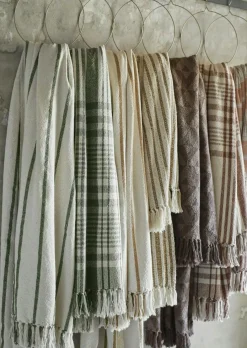 Throw Recycled Cotton 125x175 cm, Cinnamon