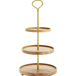 Tier Cake Stand Wood, 59 cm