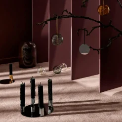 Tota Lantern Large, Rose/Black