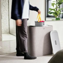 Tota Trio Laundry Basket 90 L, Black