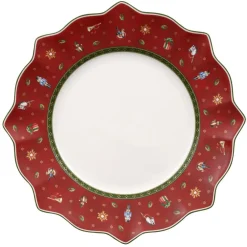 Toy's Delight Plate, Red