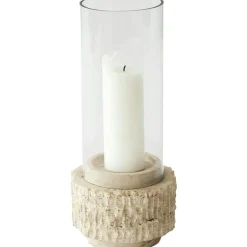 Travertine Candle Holder