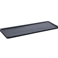 Tray Rectangular Black, 45x15
