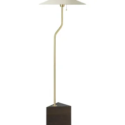 Triggy Floor Lamp, White Glazed Ash