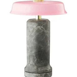 Trip No. 2 Portable Lamp, Marble Silver / Rose