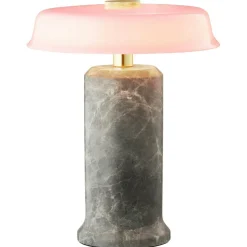 Trip No. 2 Portable Lamp, Marble Silver / Rose