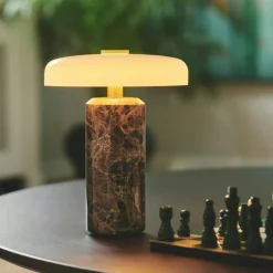 Trip Table Lamp Portable, Dark Emperador