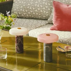 Trip Table Lamp Portable, Dark Emperador