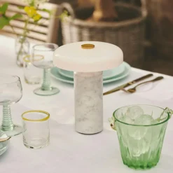 Trip Table Lamp Portable, Dark Emperador