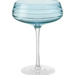 Triple Cut Champagne Coupe, Amber