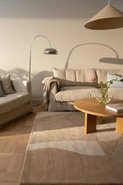 Tulip Wool Rug 180x270 cm, Beige