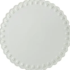 Tulipa Cake Plate 30 cm, White