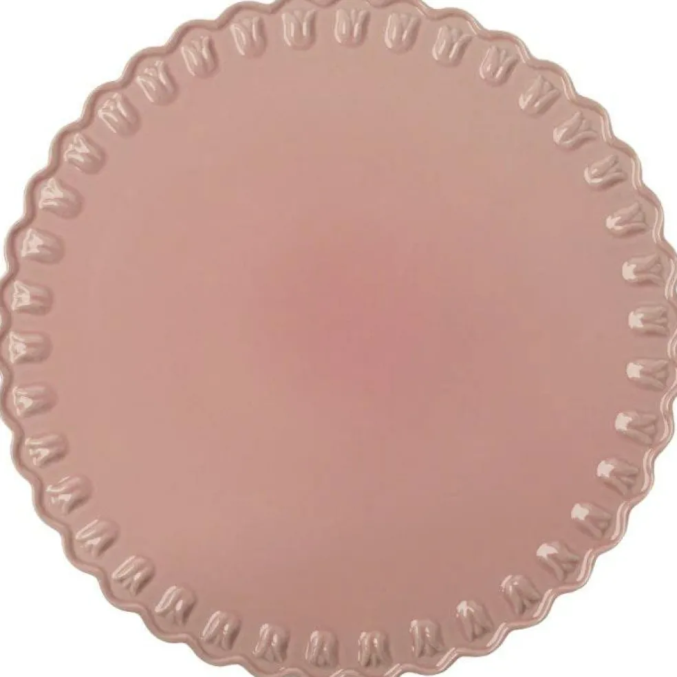 Tulipa Cake Plate 30 cm, White