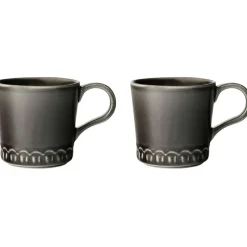 Tulipa Mug 40 cl 2-pack, Almost Black